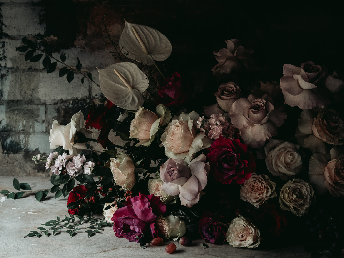 Floral print art